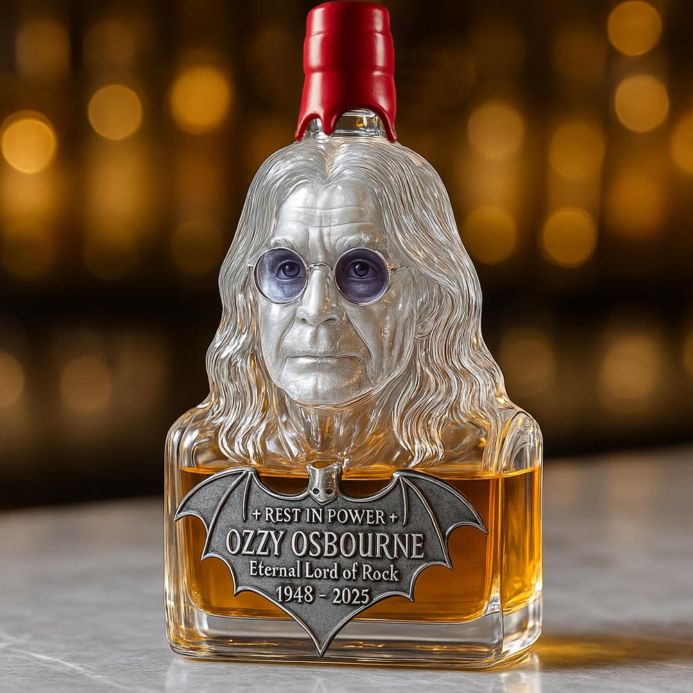 IMMORTALISÉ À JAMAIS — DÉCANTEUR WHISKEY EN HOMMAGE À OZZY OSBOURNE