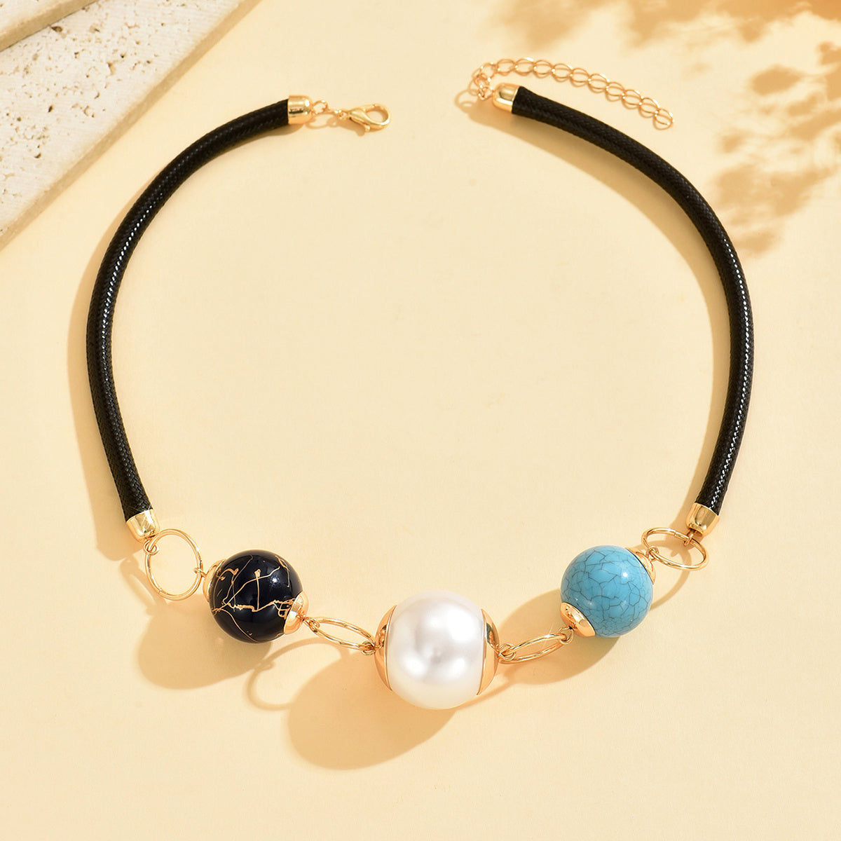 COLLIER BOHÈME MINIMALISTE PERLEETTURQUOISE PERLE