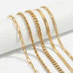 Sofia Bracelet Set | White Gold