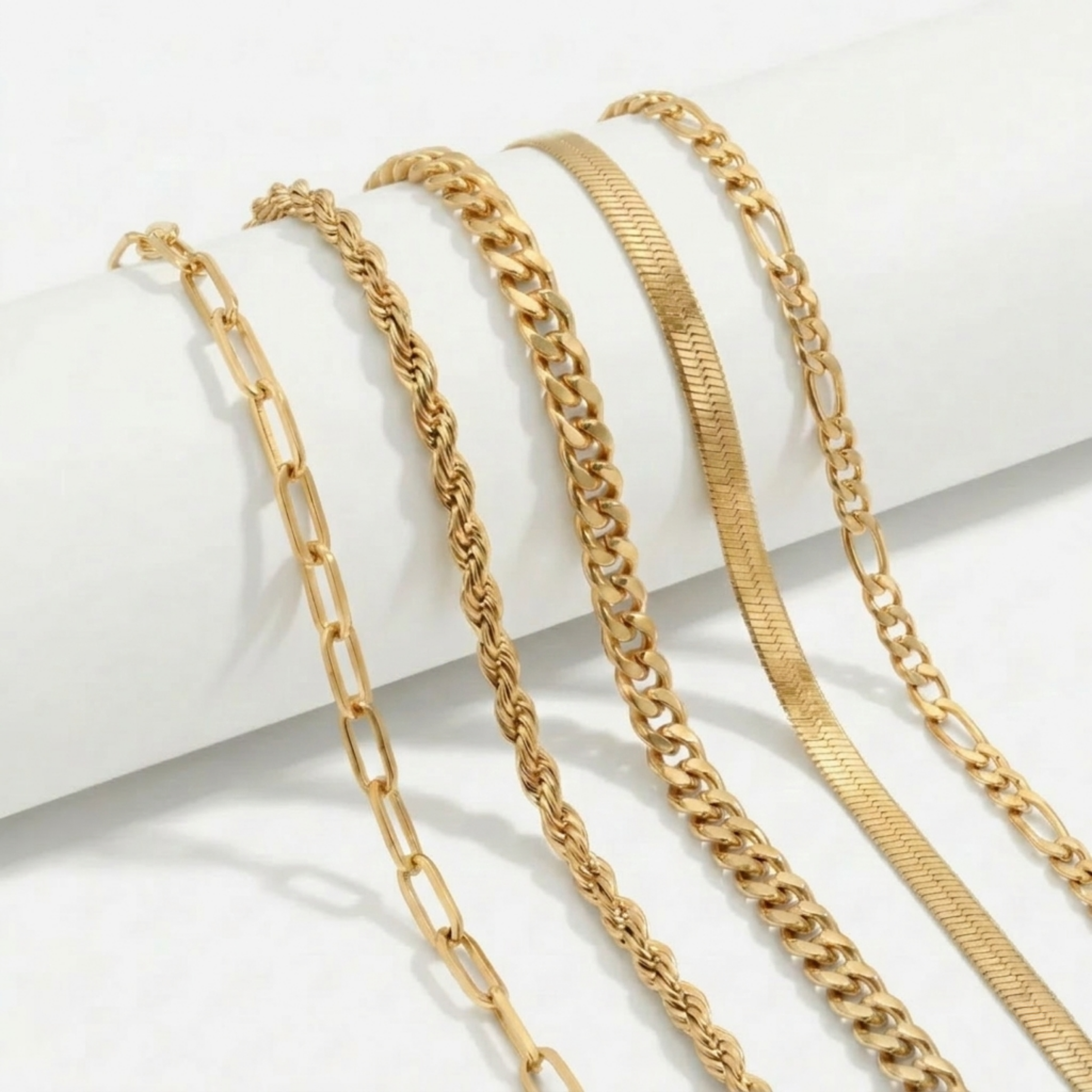 Sofia Bracelet Set | White Gold