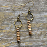 Natural Jasper Stone Earrings