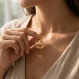 COLLIER EN FORME DE CŒUR AVEC PRÉNOMS