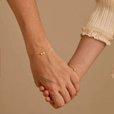BRACELET INITIALE CŒUR PERSONNALISÉ