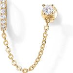 Adella Chain Earrings | Gold