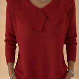 NIKOLETA | PULL CHAUD COL DOUX