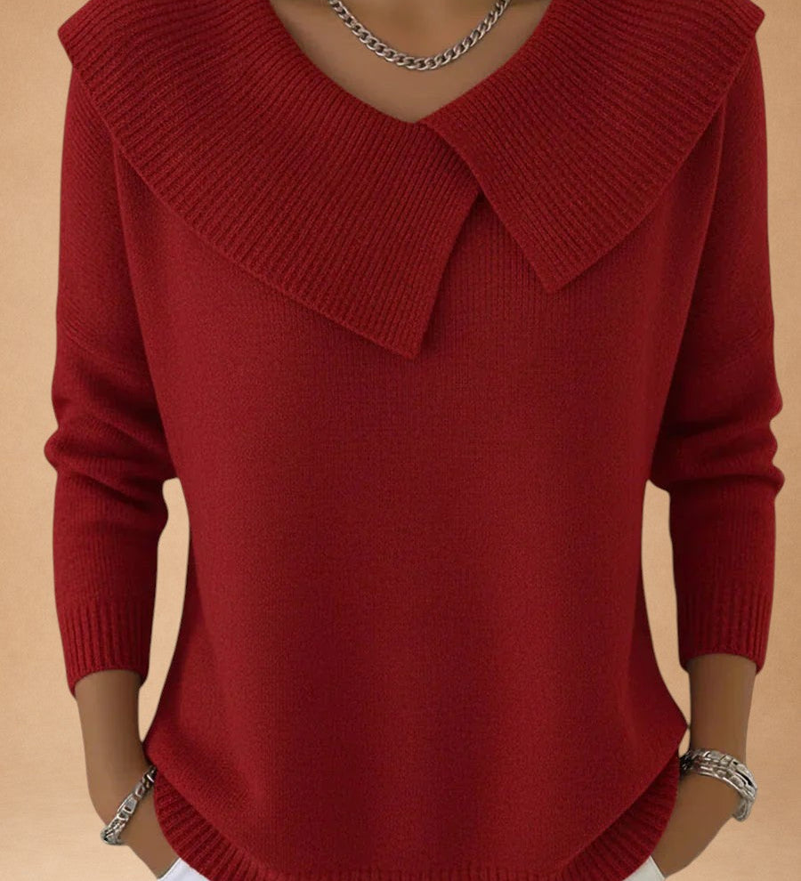 NIKOLETA | PULL CHAUD COL DOUX
