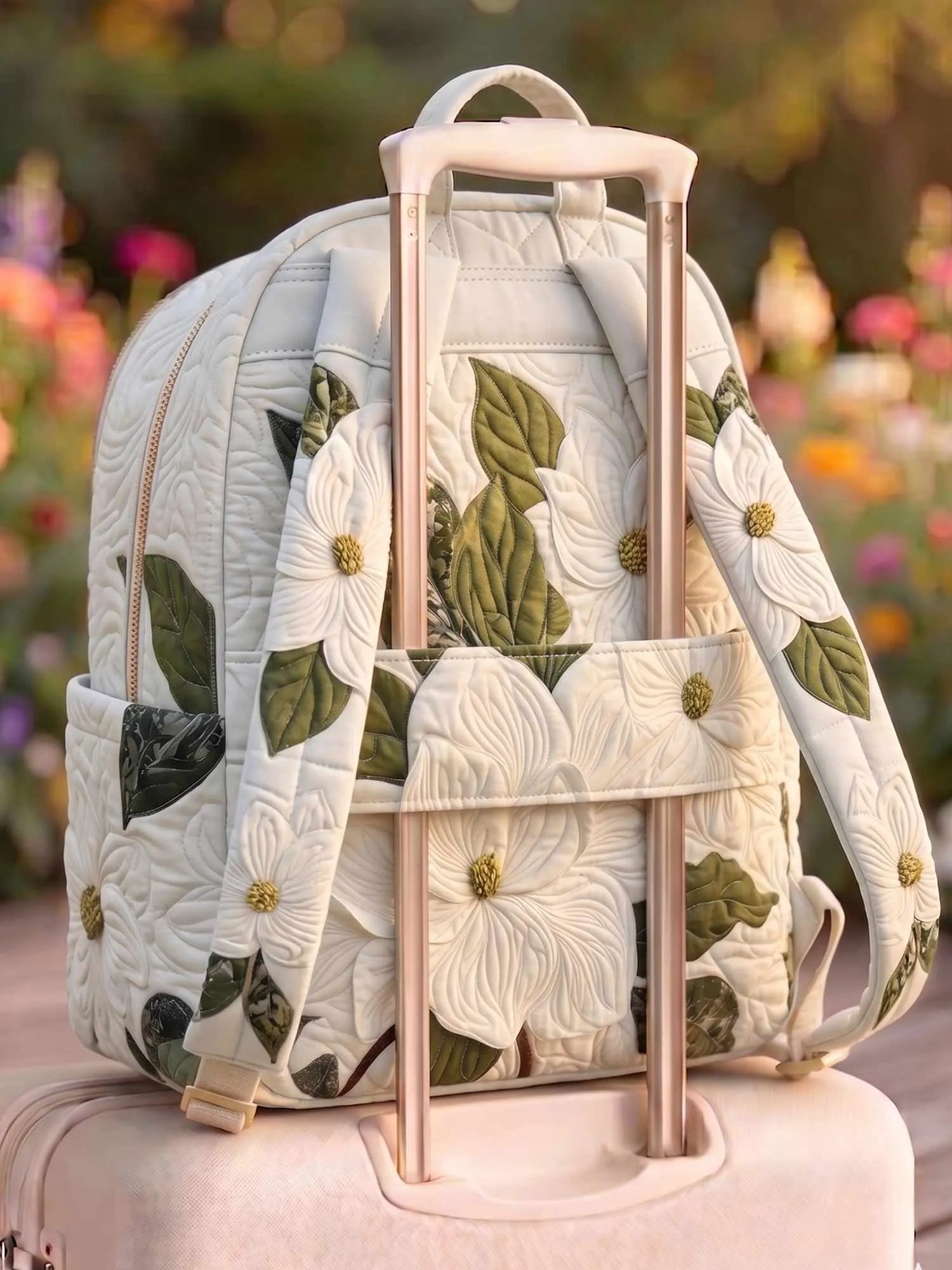 Magnolia Quilted Backpack