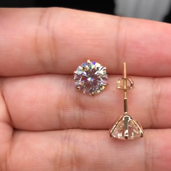 BOUCLES D'OREILLES | OR BLANC