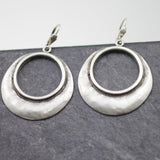 Bohemian Large Open Circle Tribal Style Hoop Earrings