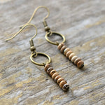 Natural Jasper Stone Earrings