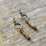 Natural Jasper Stone Earrings