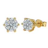 BOUCLES D'OREILLES | OR BLANC