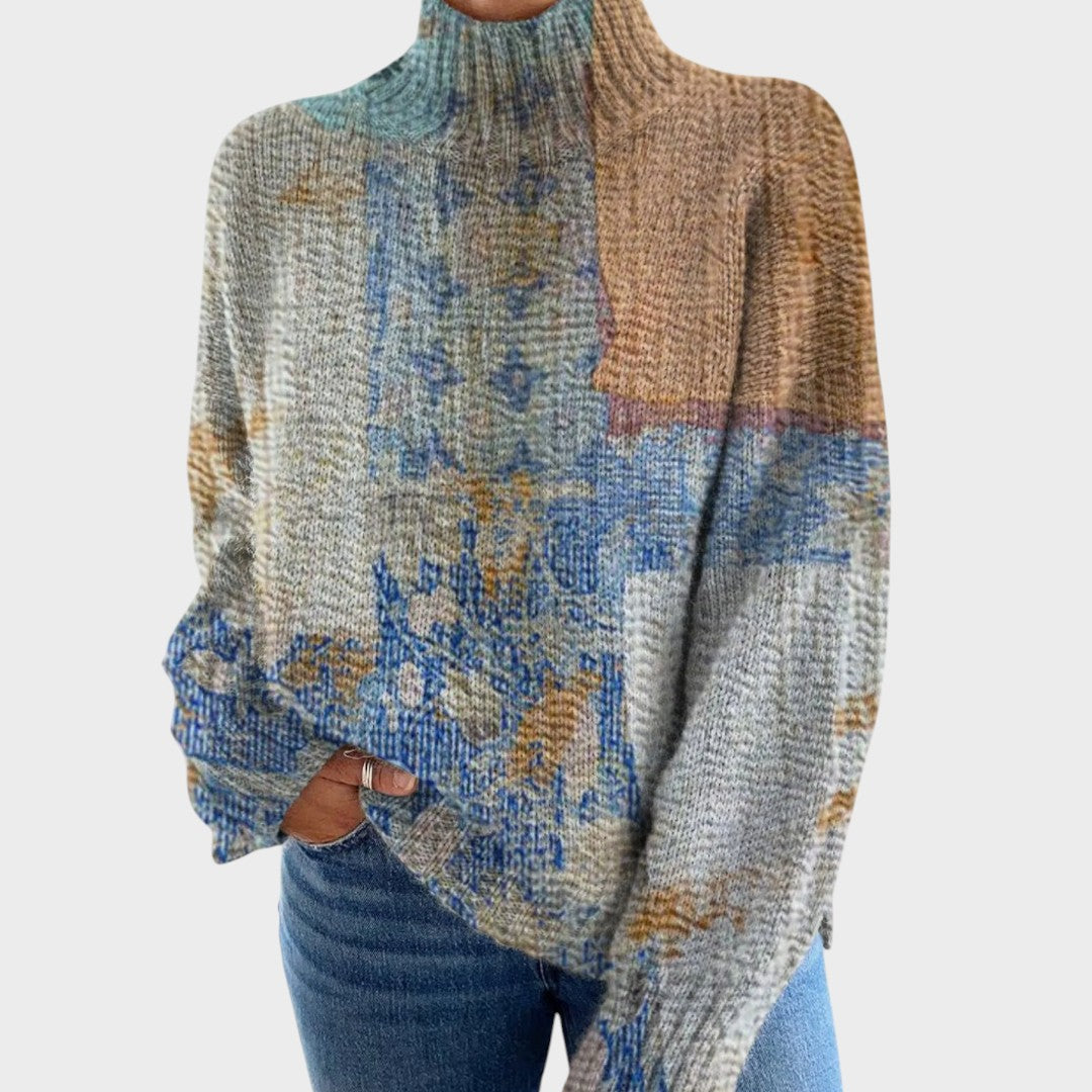 NOÉLIA | PULL TRICOTÉ ARTISTIQUE