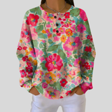 MARGOT - PULL FLEURS COLORÉES