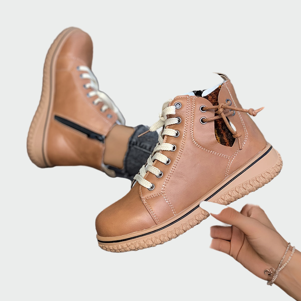 ARMGARD | BOTTINES EN CUIR ORTHOPÉDIQUES