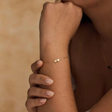 BRACELET INITIALE CŒUR PERSONNALISÉ