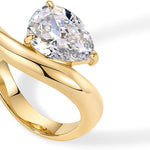 Wavy Promise Ring | Gold