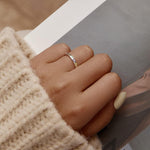 Elegant Paw Print Ring
