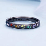 Elegant Paw Print Ring