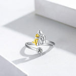 Tobby Adjustable Dog Lover Ring