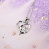 Paw Love Crystal Necklace