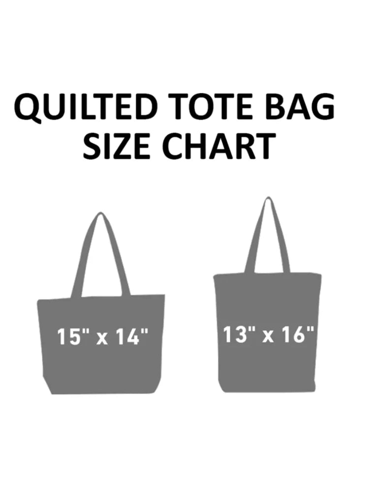 Animal Plant Cat Quilted Tote Bag