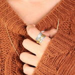 BAGUE PIERRE DE LUNE MÉDITATION