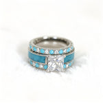 Boho Ring Gold Stacked