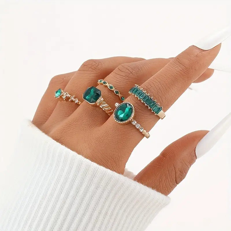 Willow Ring Set | Gold