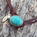 COLLIER VINTAGE TURQUOISE PERLE MULTI-