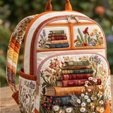 Sunset Book Van Quilted Backpack