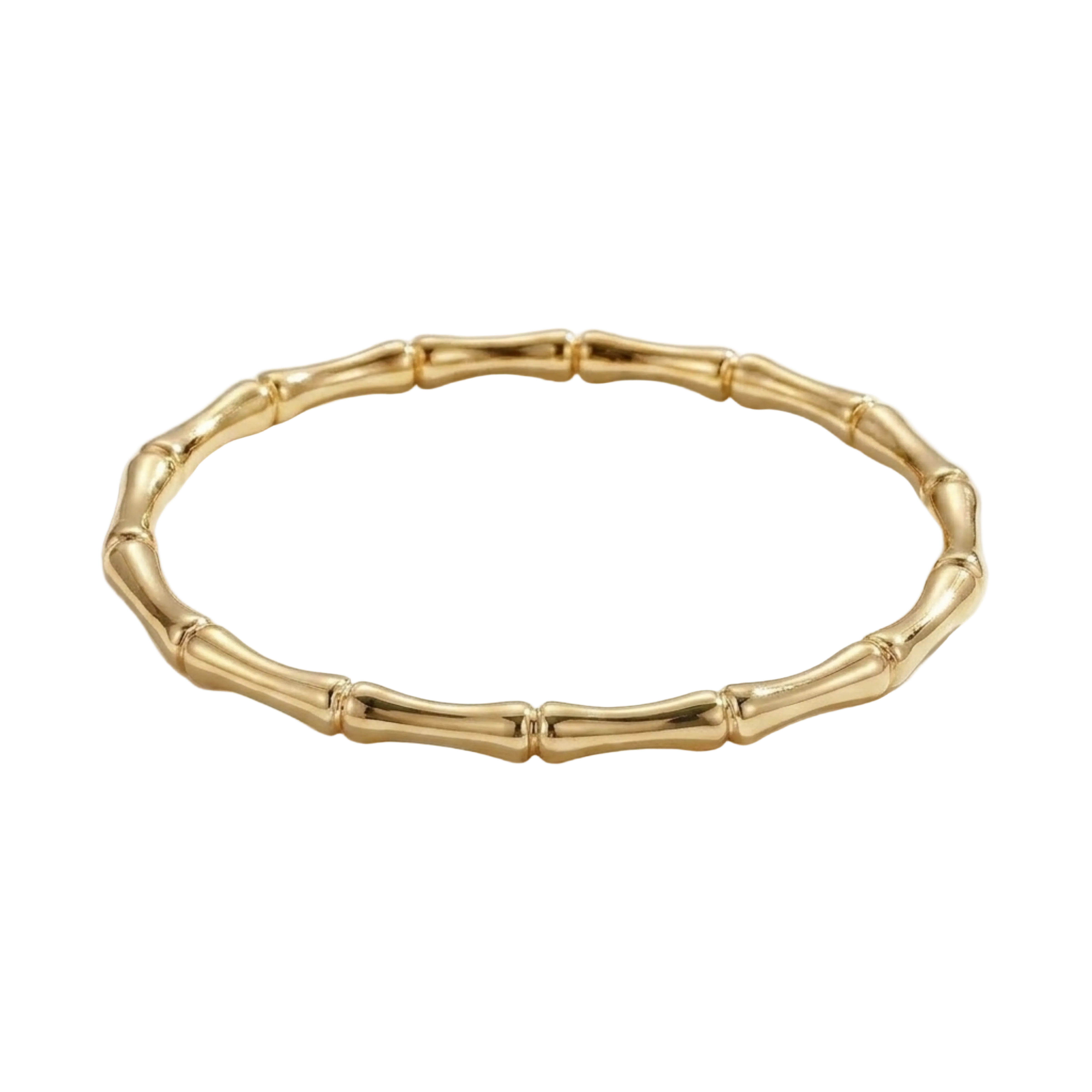 BRACELET BAMBOU ARTICULÉ | OR
