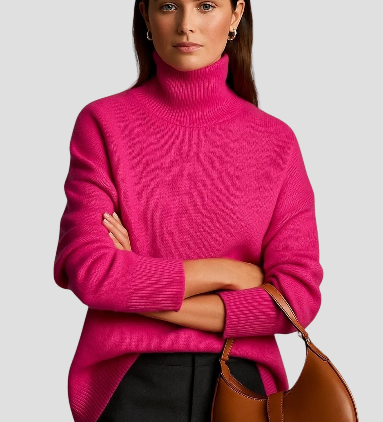SIXTINE | PULL COL ROULÉ DOUX