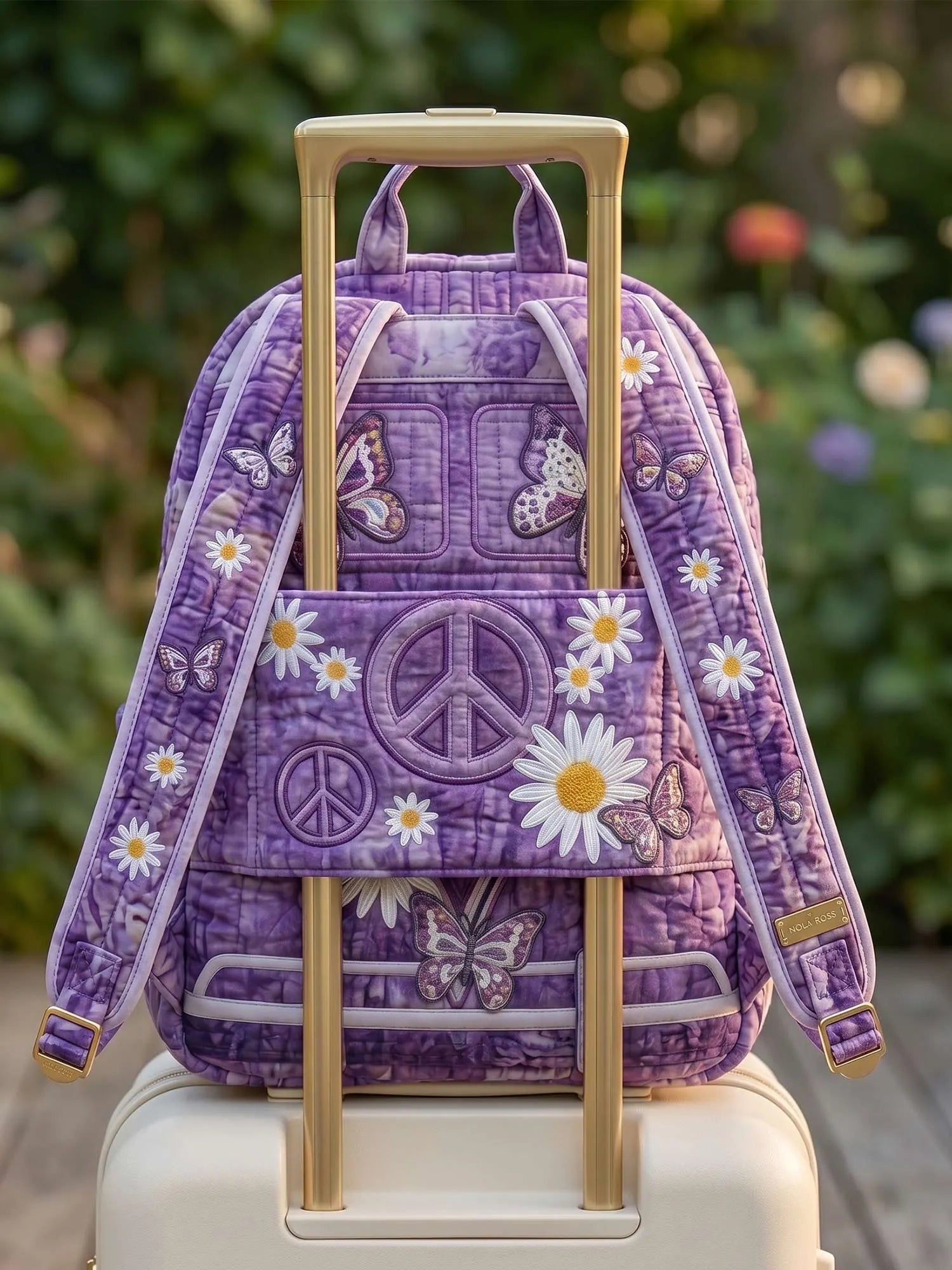 Hippie Van Quilted Backpack