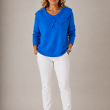 YARELI | PULL OVERSIZE GRAND COL TRICOTÉ