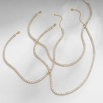 Tennis Necklace | Gold