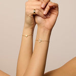 Radiant Heart Bracelets | Gold