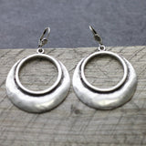 Bohemian Large Open Circle Tribal Style Hoop Earrings