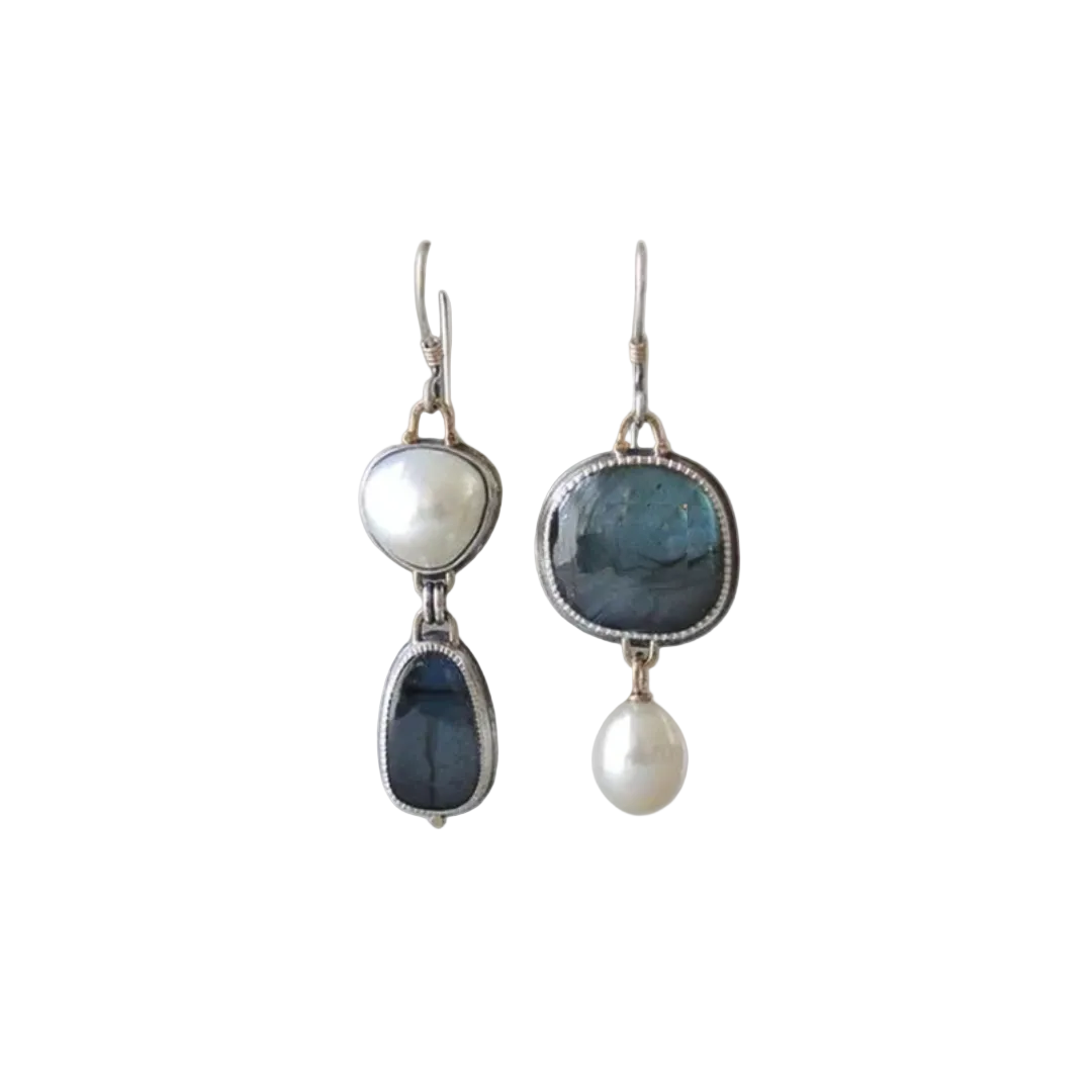 Nora™ | Boucles d’oreilles vintage naturelles