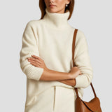 SIXTINE | PULL COL ROULÉ DOUX