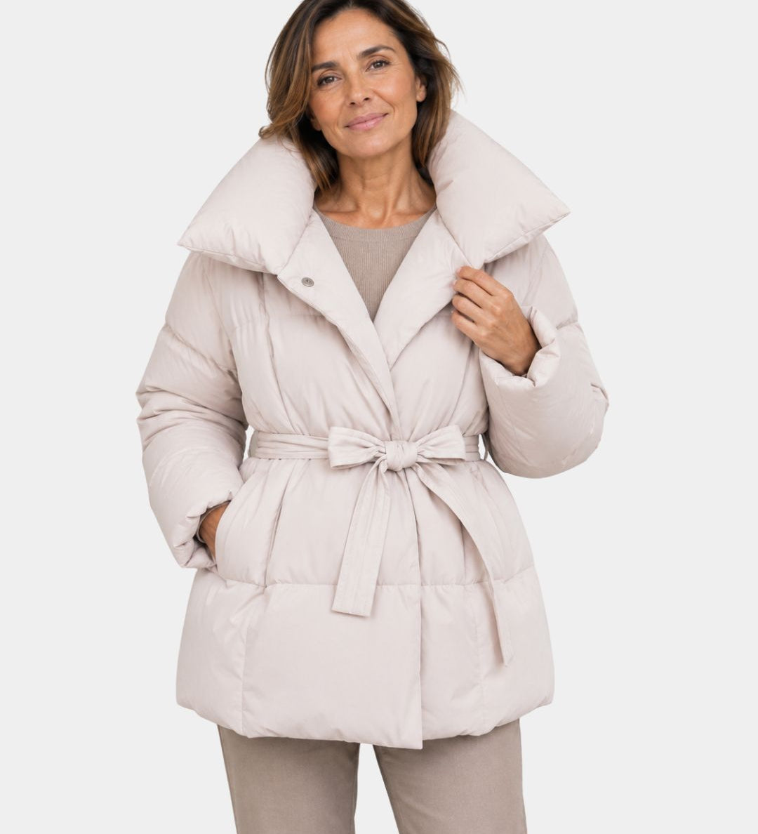 ALIXÈNE | VESTE MATELASSÉE CEINTURÉE