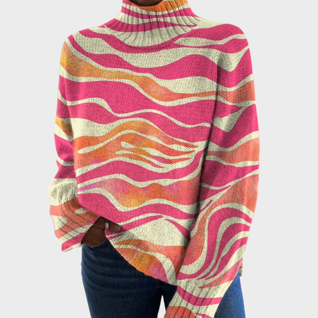 LÚCIA | PULL TRICOTÉ ARTISTIQUE