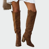 CAROLINE | BOTTES EN CUIR HAUTES ORTHOPÉDIQUES