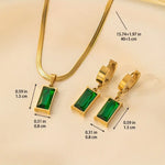 Iselotte Verdain Jewellery Set - Gold