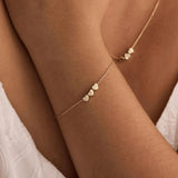 BRACELET INITIALE CŒUR PERSONNALISÉ