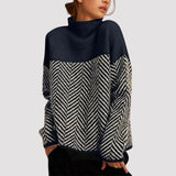 ANAÏS | PULL COL ROULÉ EN COTON TRICOTÉ