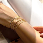 ENSEMBLE DE BRACELETS | OR