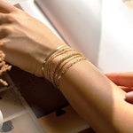 Isabella Vernetta bracelet set | Gold