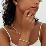 BRACELET TENNIS MOISSANITE | OR