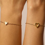 Radiant Heart Bracelets | Gold